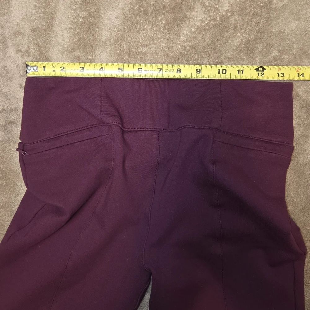 G302. Betabrand Power Down DPYP™ Dress Pant Yoga Pant in Maroon - Size M - Picture 7 of 10